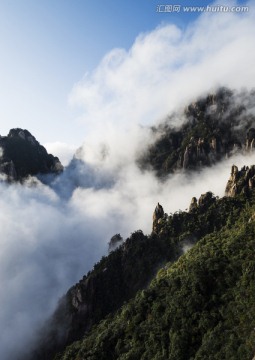 云雾 青山