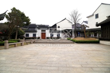 古鎮 中式建筑 背景素材