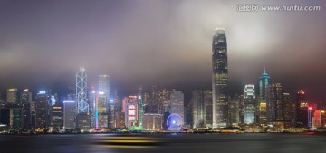 香港 维多利亚港 夜景