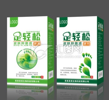 足噴劑 平面圖