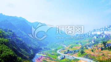 城鎮風光 城郊