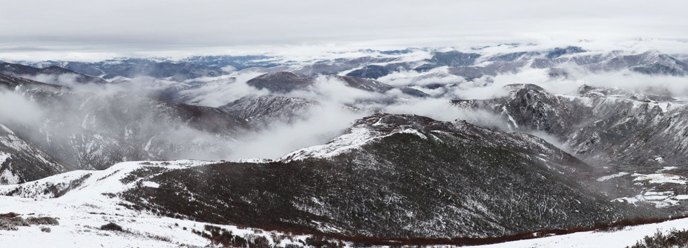 贡嘎雪山 黑水达谷冰川