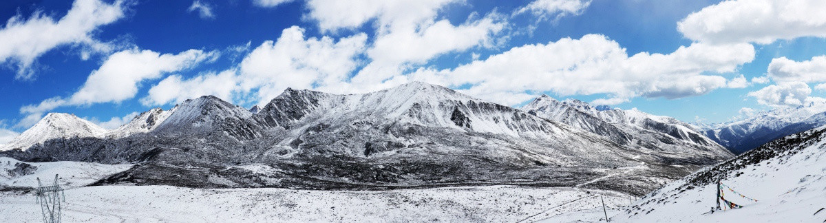 贡嘎雪山 黑水达谷冰川