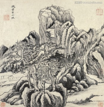 董其昌仿古山水冊(cè)