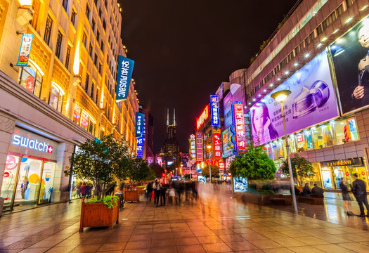 上海南京路夜景