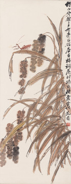 齊白石國畫 高清原畫掃描