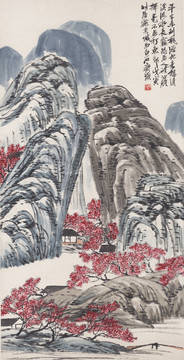 齊白石國畫 高清原畫掃描