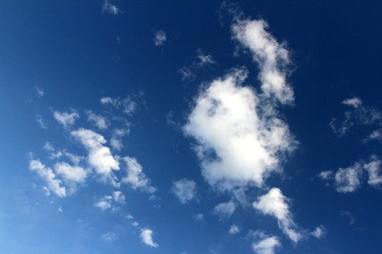 天空 云彩 藍天 白云 云