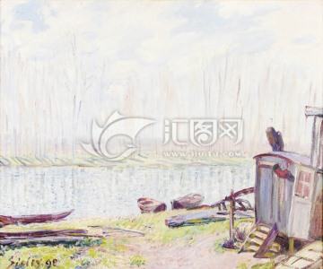 歐式印象派風(fēng)景油畫