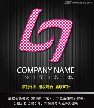 字母L 字母G LOGO設(shè)計(jì)