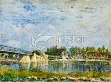 歐式印象派風(fēng)景油畫(huà)
