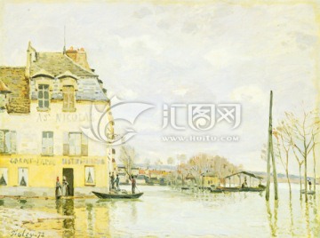 歐式印象派風(fēng)景油畫(huà)