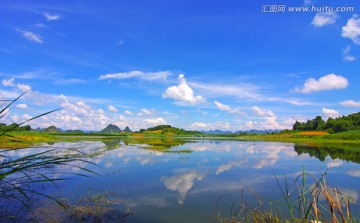 湖泊素材