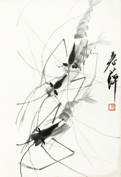 齊白石國(guó)畫 原件電分掃描高清圖