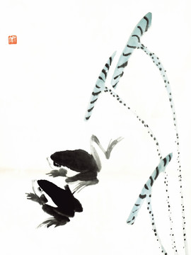 齊白石水墨畫(huà) 高清原畫(huà)掃描