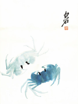 齊白石水墨畫 高清原畫掃描