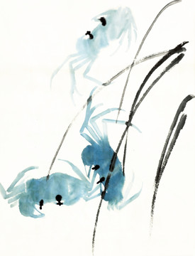 齊白石花鳥魚蝦 畫廊品質