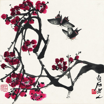 齊白石國畫作品 畫廊品質(zhì)