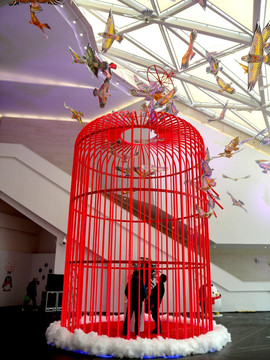 上海刘海粟美术馆巨型鸟笼