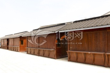 小木屋 中国建筑 中国风 旅游