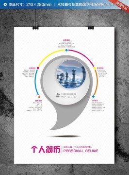 創(chuàng)意簡(jiǎn)潔個(gè)人簡(jiǎn)歷