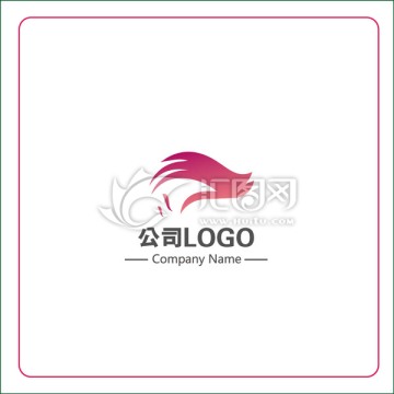 环保logo 女性美甲logo