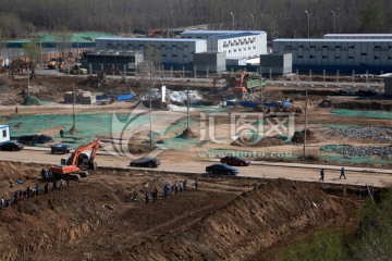 工地 地铁建设 地铁六号线建设