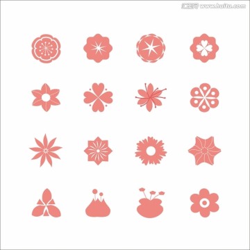 花卉插畫素材