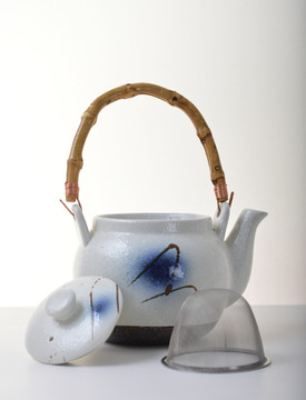 日式手绘茶壶