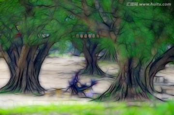 抽象風景