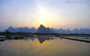 乡村田园背景