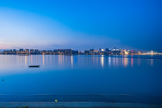 杭州钱江新城夜景