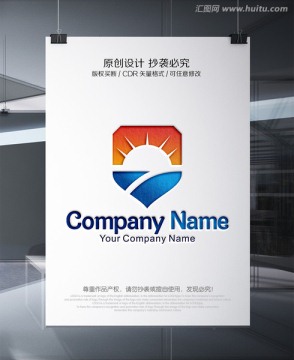 太陽LOGO 盾牌LOGO