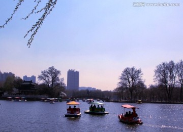 湖面美景