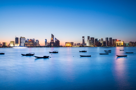 杭州钱江新城夜景