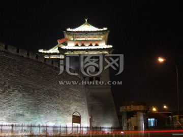 北京德胜门夜景