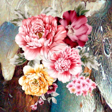 花 油畫