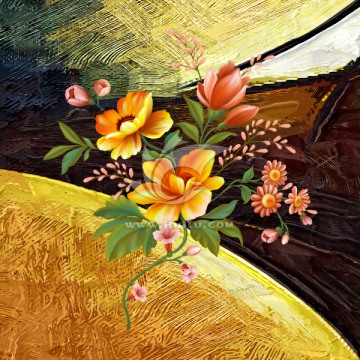花 油畫