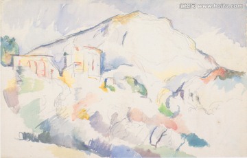 田園風景印象油畫 尚塞高清作品