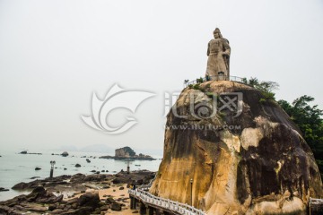 鼓浪屿地标郑成功雕像