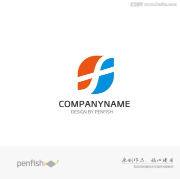 字母FJ组合logo