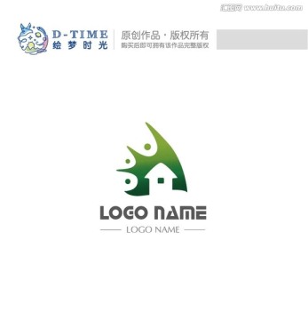 原創(chuàng)LOGO設(shè)計(jì)綠色家居