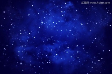 藍(lán)色浪漫星空