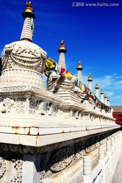 呼和浩特大召寺白塔