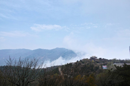 雨后的香山