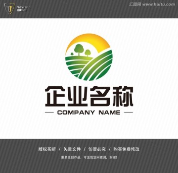 田園 花木 LOGO