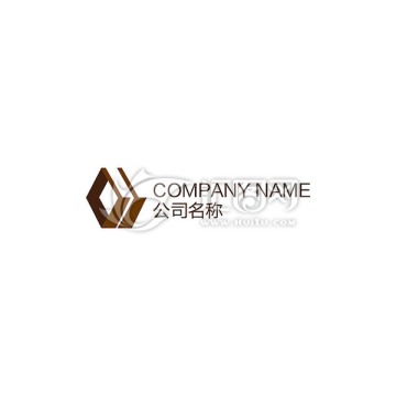 企業(yè)通用立體菱形logo設計
