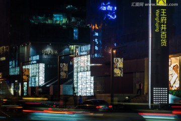 繁华都市夜景