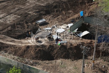 地铁建设现场