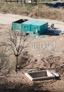 地铁建设工地